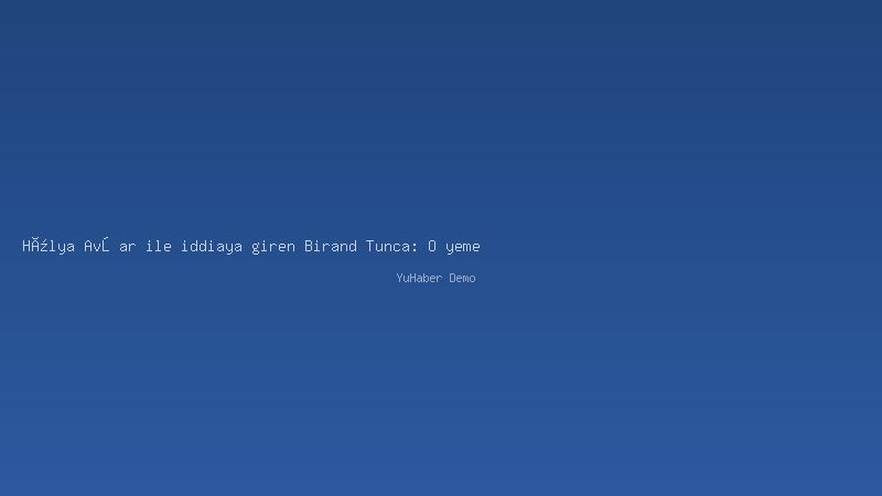 Hülya Avşar ile iddiaya giren Birand Tunca: O yemeği yiyemedik!